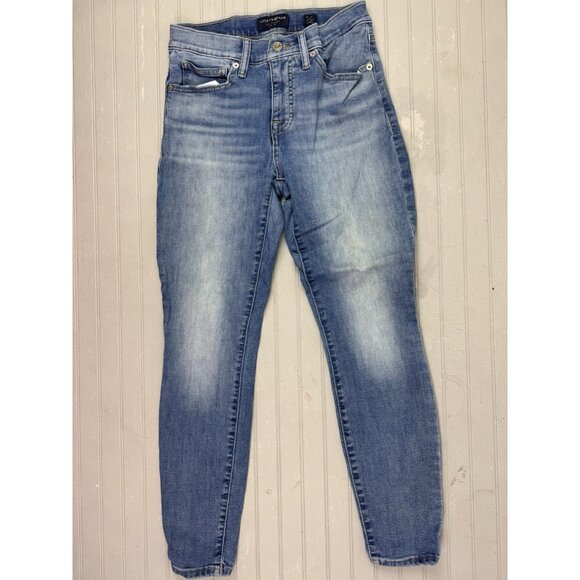 Lucky Brand Size 4 27 Womens Jeans Ankle Skinny Mid Rise Ava Med Wash St… - Picture 1 of 3